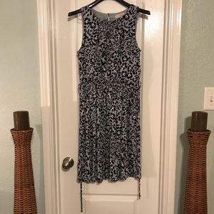 Ann Taylor Tie Waist Sleeveless Sheath